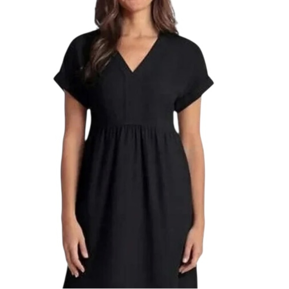 Briggs New York linen black dress size‎ Medium